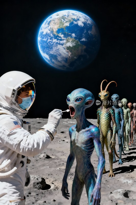 月球上的外星人奇遇记