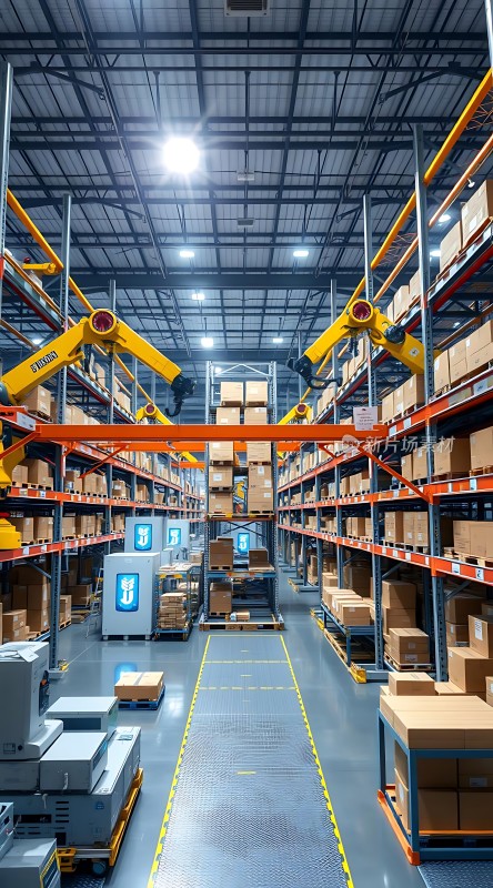 智能仓储机器人协作搬运货物