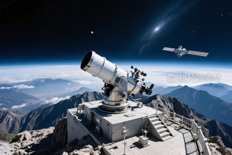 高山天文观测场景