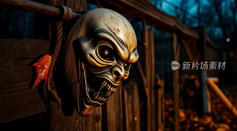 恐怖面具惊悚夜