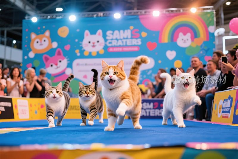 猫咪比赛场景