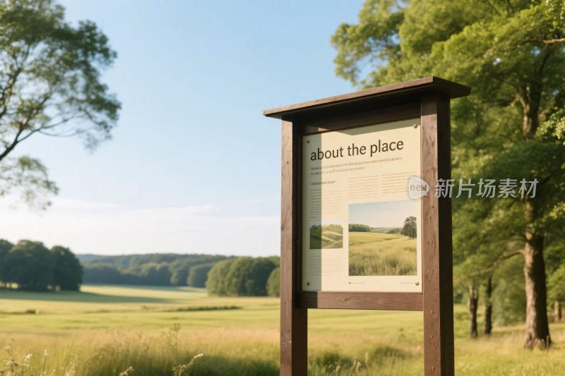 户外景区信息牌说明