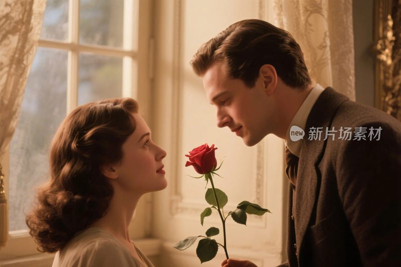 复古爱情互动场景