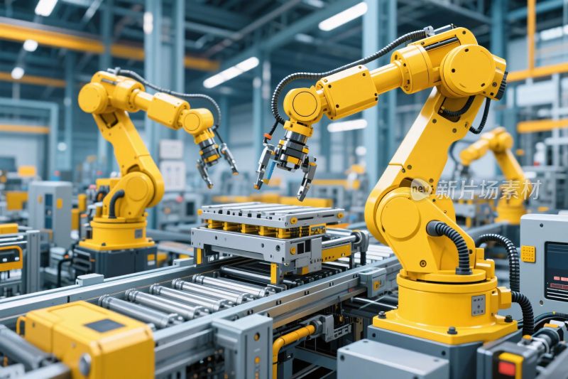 工业自动化机器人作业