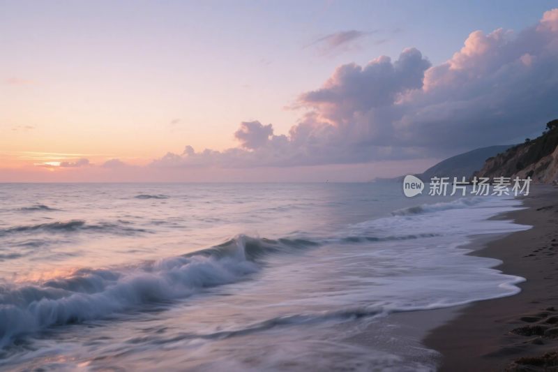 海边日落美丽景象