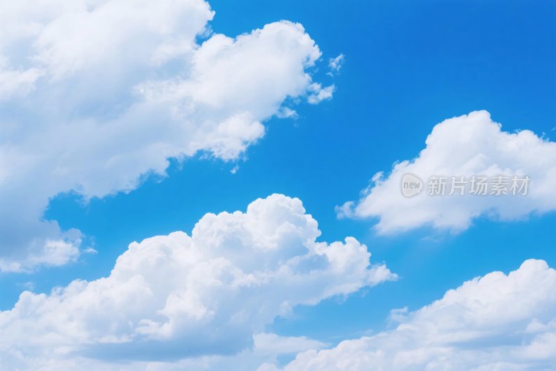 蓝天白云风景图