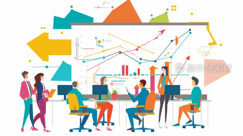 数据驱动图表效率提升，职场团队协作