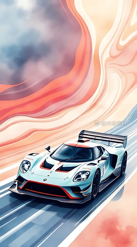 疾驰赛车速度与激情的完美融合