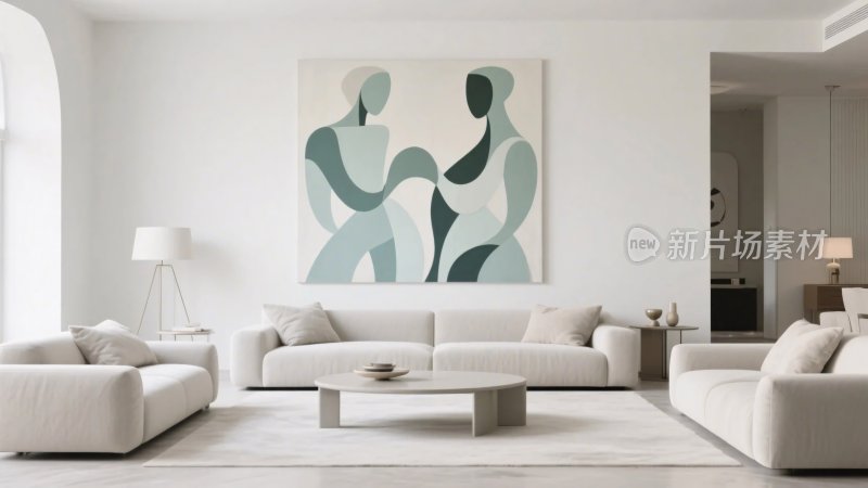 现代简约客厅装饰画