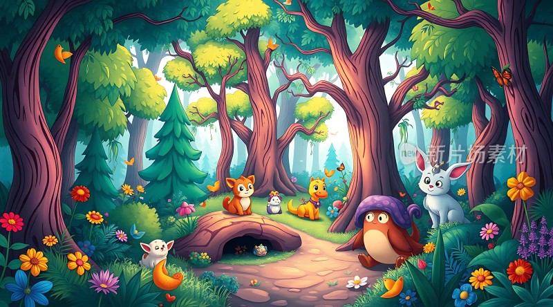 森林里的动物乐园