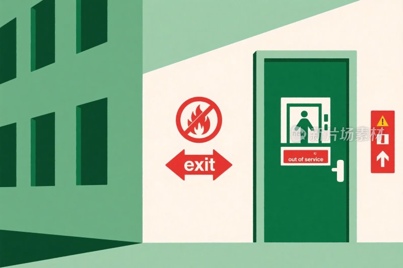 消防紧急出口标识