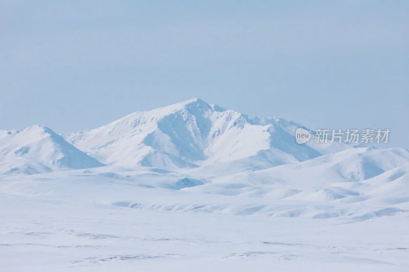 雪山雪景美景图