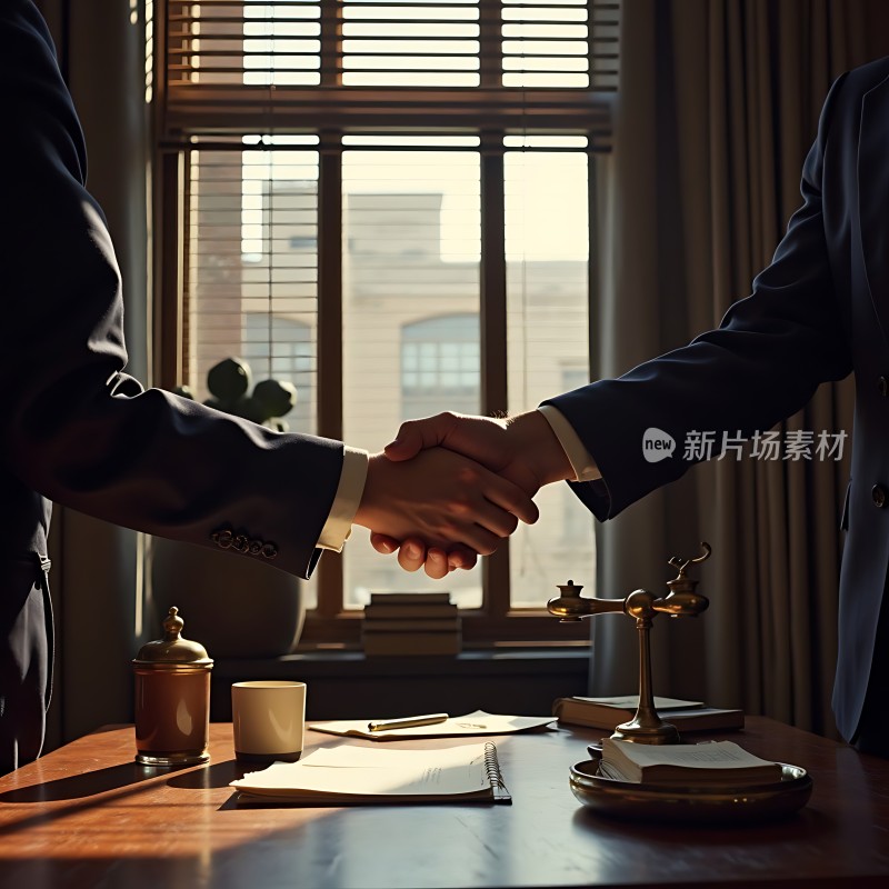 商务合作握手协议