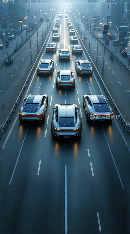 未来之城智能汽车引领绿色出行