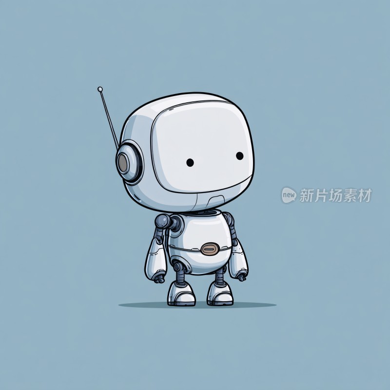 可爱卡通小机器人