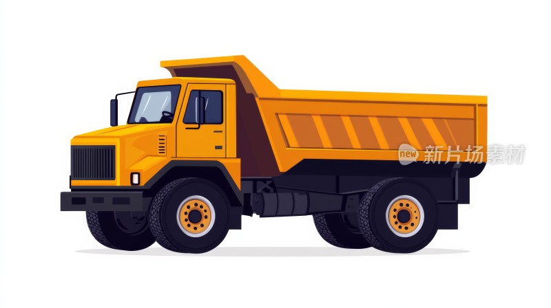 工程运输车卡通形象