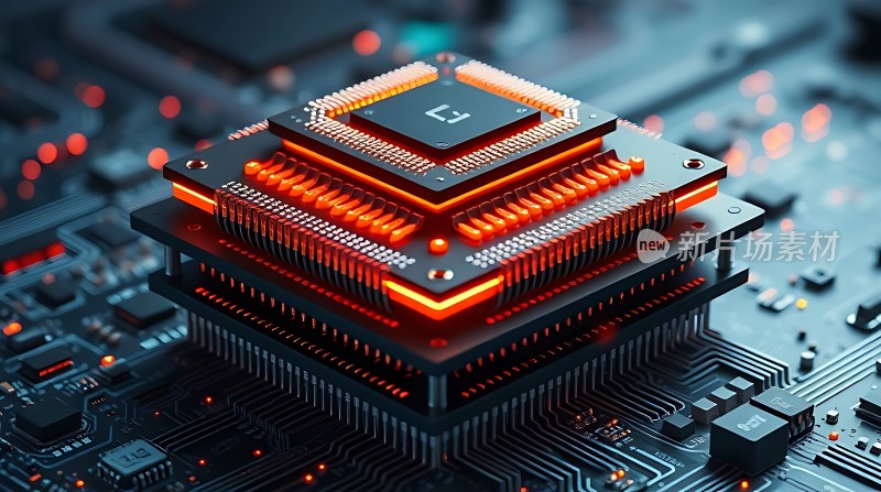 芯片堆叠科技感十足
