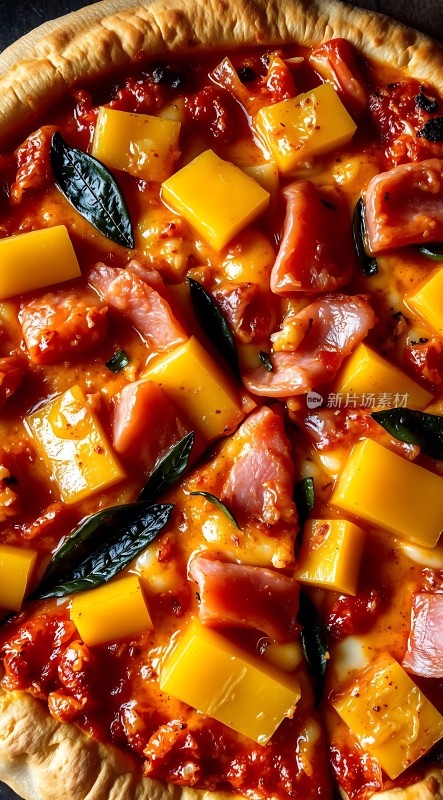 香浓芝士火腿披萨