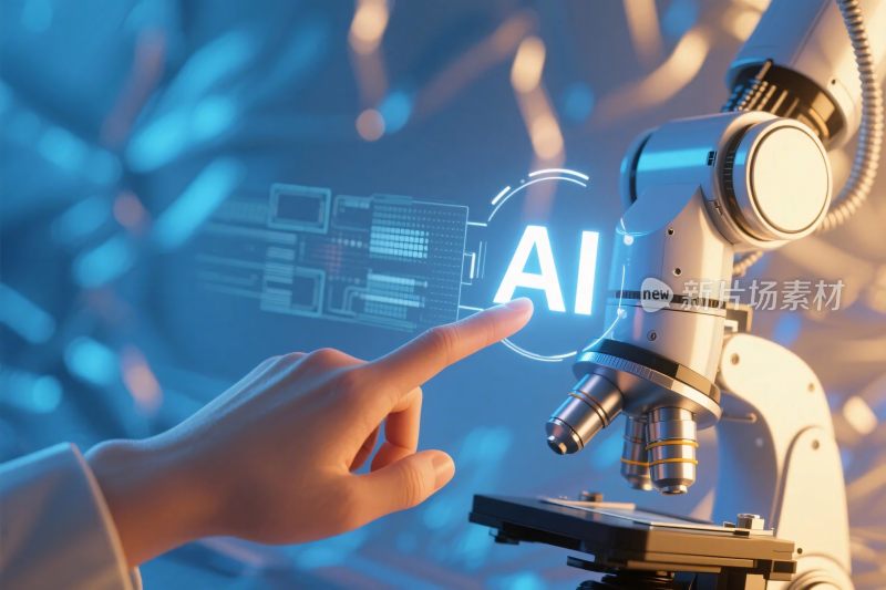 科技交互显微镜场景