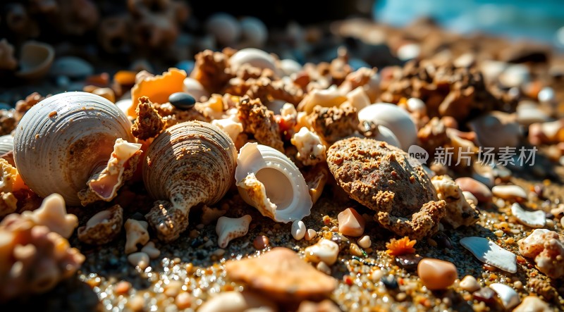 阳光下的贝壳世界