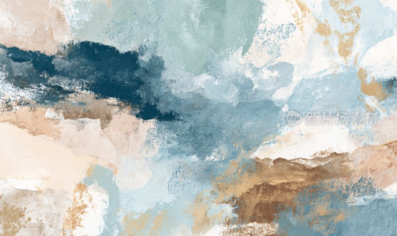 抽象水彩风格背景画面