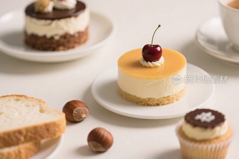 各式甜点美食展示