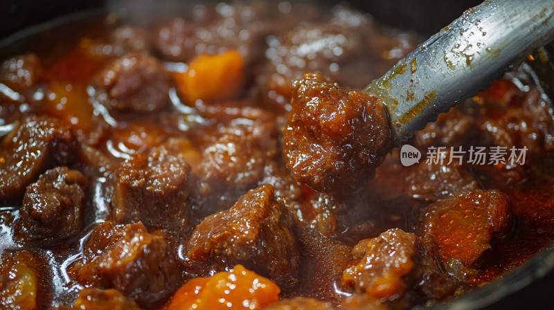 红烧牛肉特写