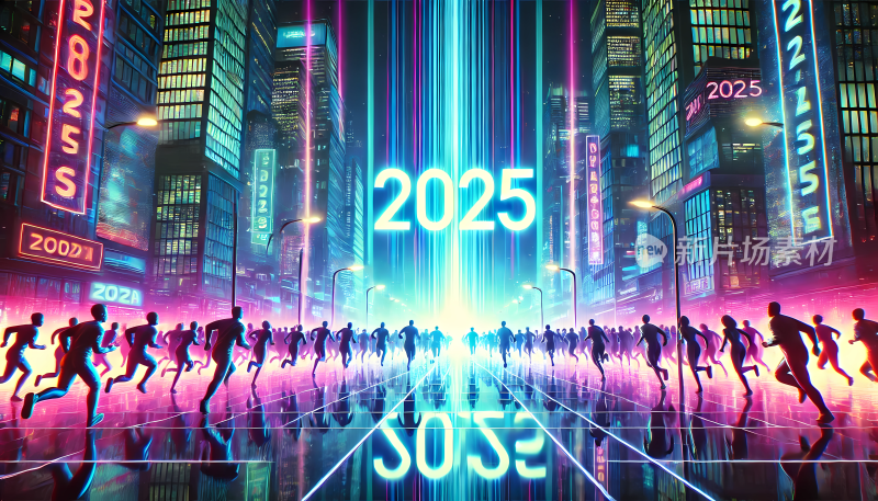 科技感都市奔向2025