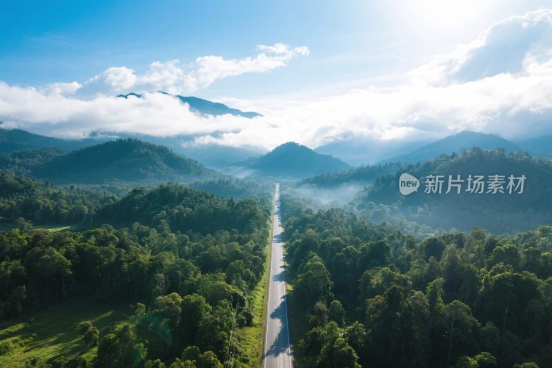 山间公路美景