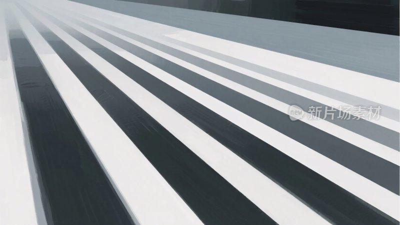 黑白线条抽象画面