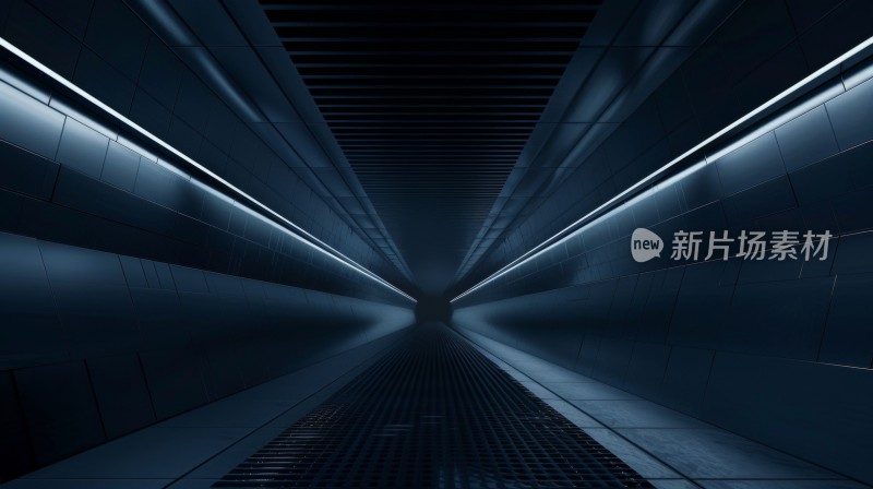 数字科技概念背景，空间隧道和未来技术