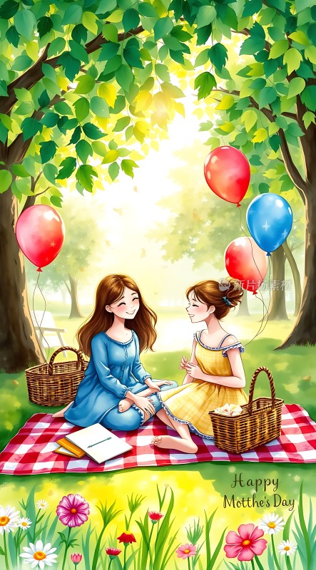 母女共度美好时光