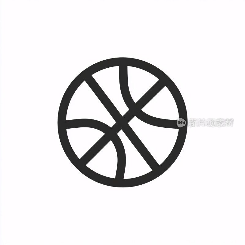 简约篮球图标