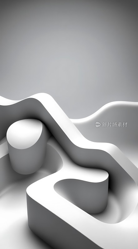 抽象几何艺术造型