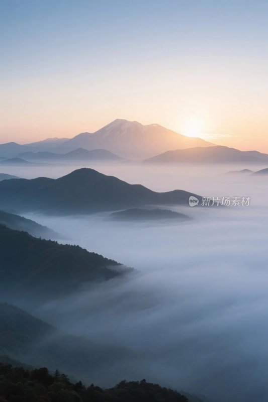 云海山脉自然风景