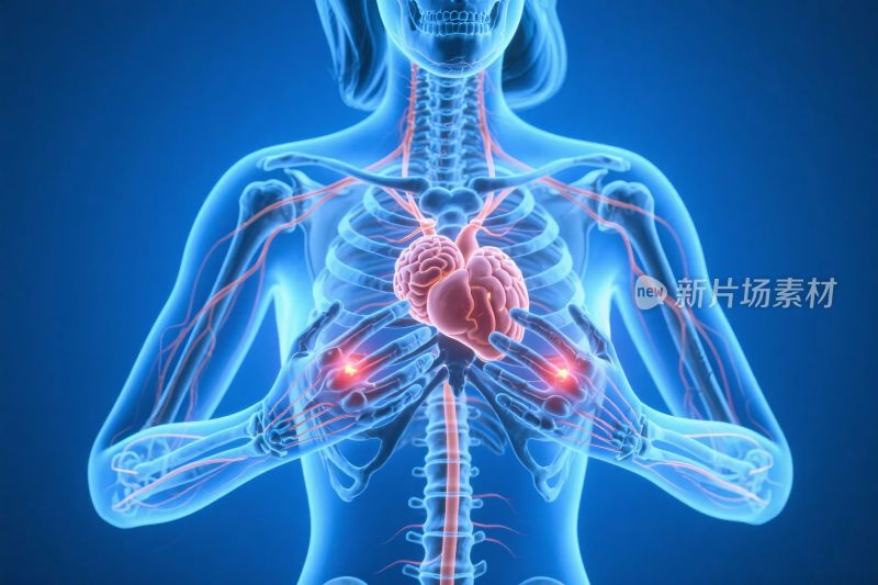 人体心血管系统插画