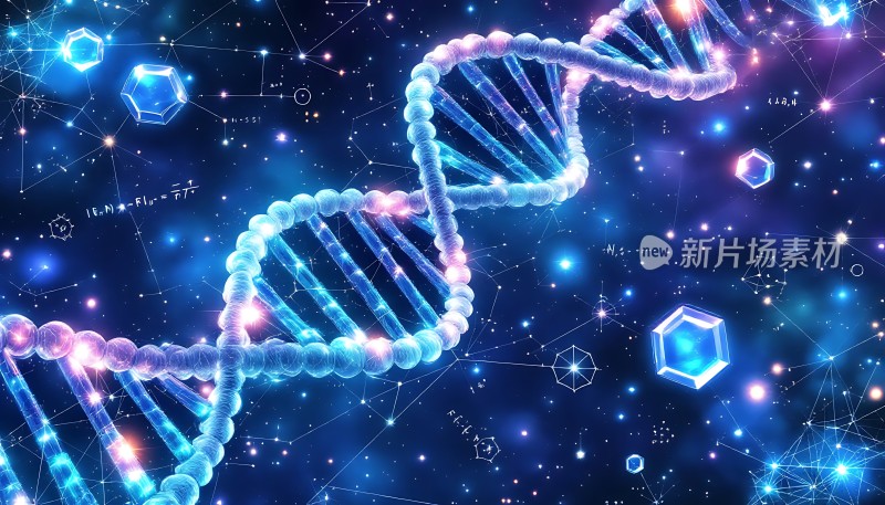 新片场素材 DNA宇宙探索