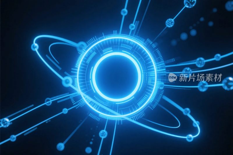 科技感环形粒子图