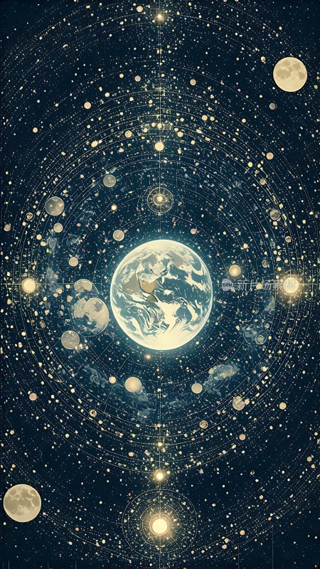 宇宙星河地球中心