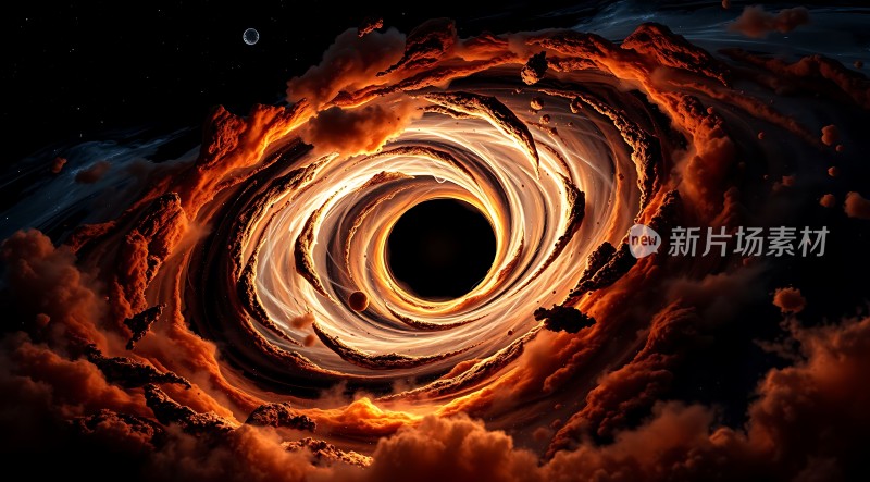 黑洞漩涡宇宙奥秘的视觉盛宴