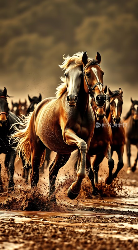 骏马奔腾风驰电掣