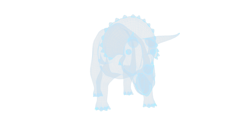 三角恐龙 白垩纪Triceratops