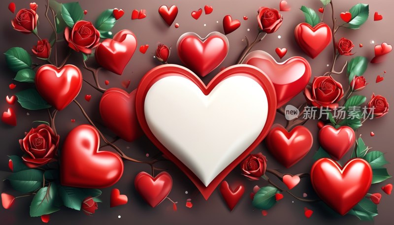 情人节横幅设计模板