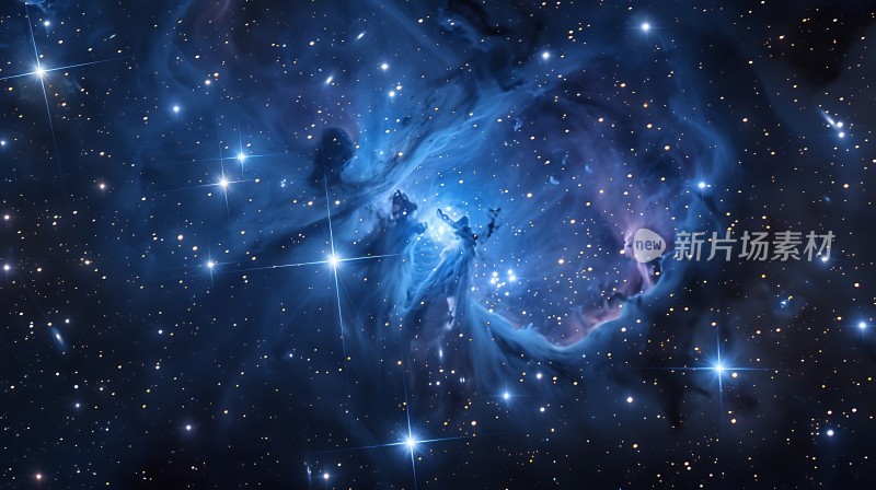 星云幻境璀璨星空下的神秘光芒