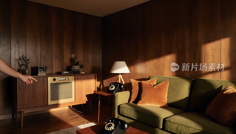 复古家居温馨舒适生活场景