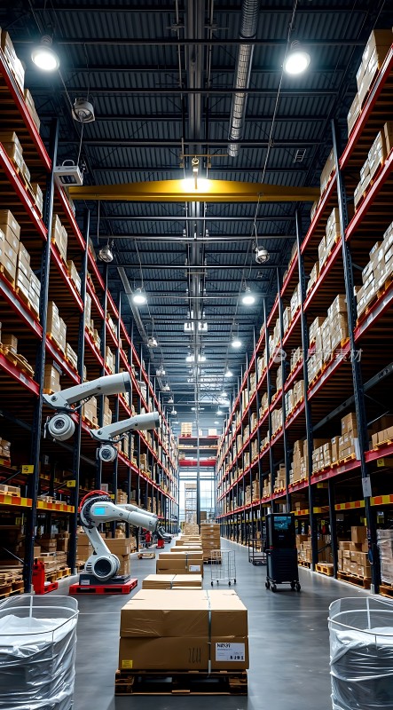 智能仓储机器人协作搬运货物