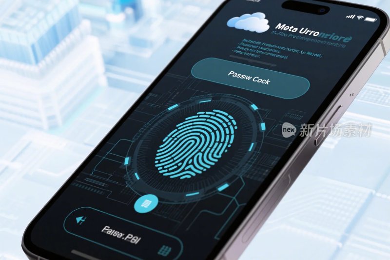 智能手机指纹登录界面