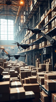 智能仓库无人机搬运货物 智能仓库无人机搬运货物