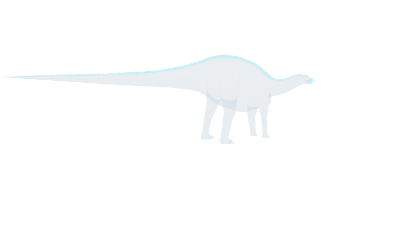 恐龙 Dicraeosaurus 叉龙属