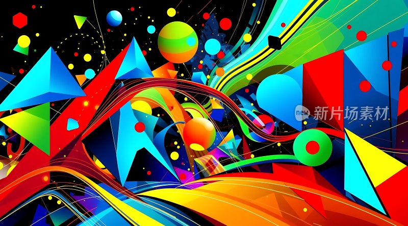 色彩斑斓的几何世界
